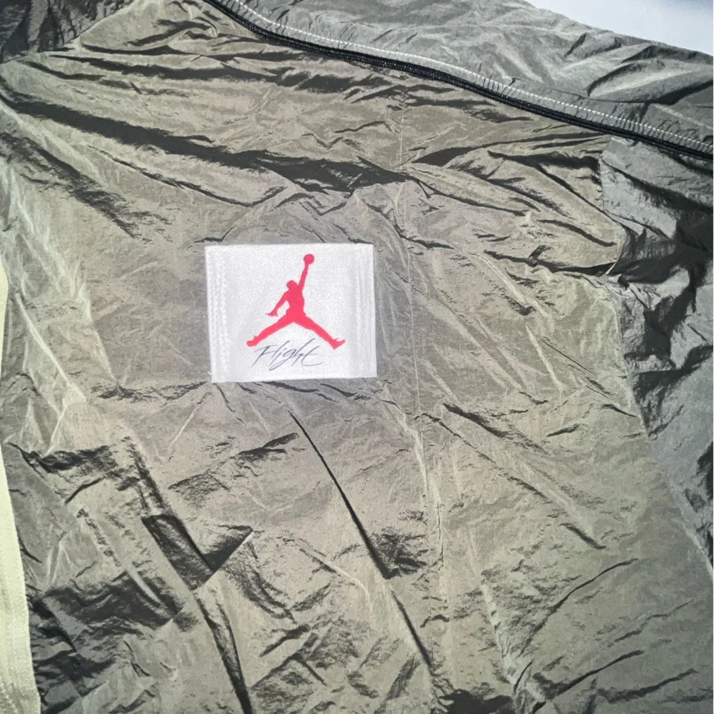 Nike Jordan Flight Full Zip Lightweight Jacket Loose Fit Warm Up Size Large New - Picture 6 of 10